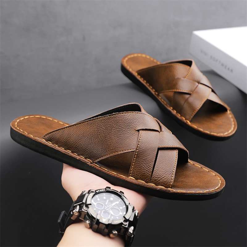 Men'S Shoes Hugo Boss - Męskie sandały z prawdziwej skóry, letnie