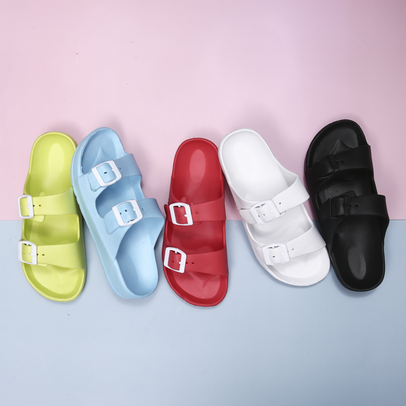Men Shoes On Sale - Klapki domowe lekkie, regulowane sandały EVA