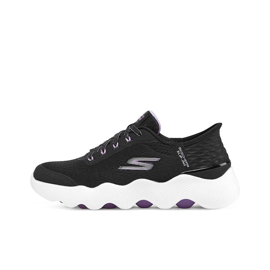 Men'S Shoes Black And White - Skechers Go Walk Massage Fit –