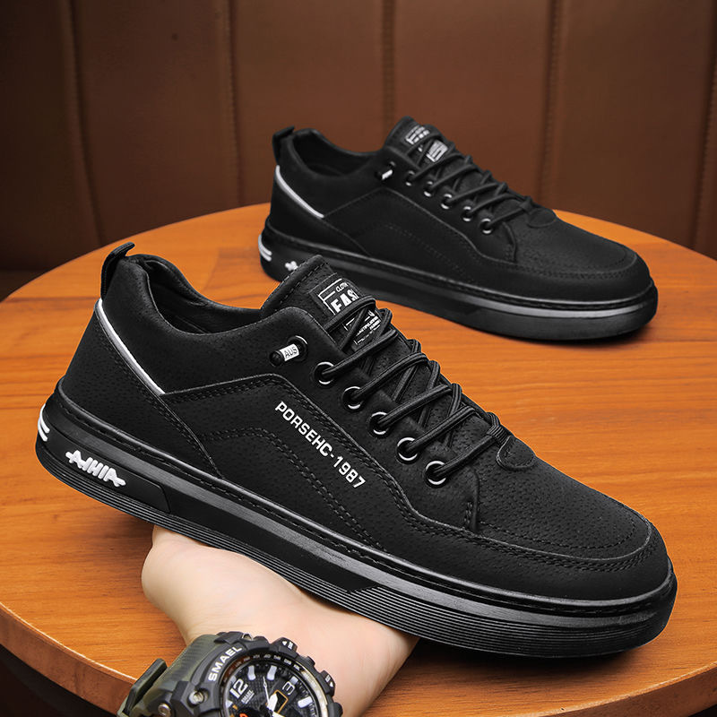 Boat Shoe Leather - Nowe męskie sneakersy z miękkiej skóry,