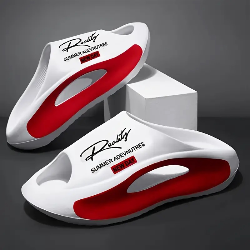 Men Shoes On Sale - Unisexowe, codzienne kapcie-sandały na cztery pory