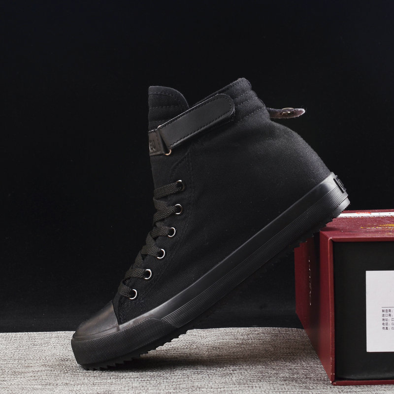 Men'S Shoes Black And White - Modne trampki męskie buty męskie brezentowe