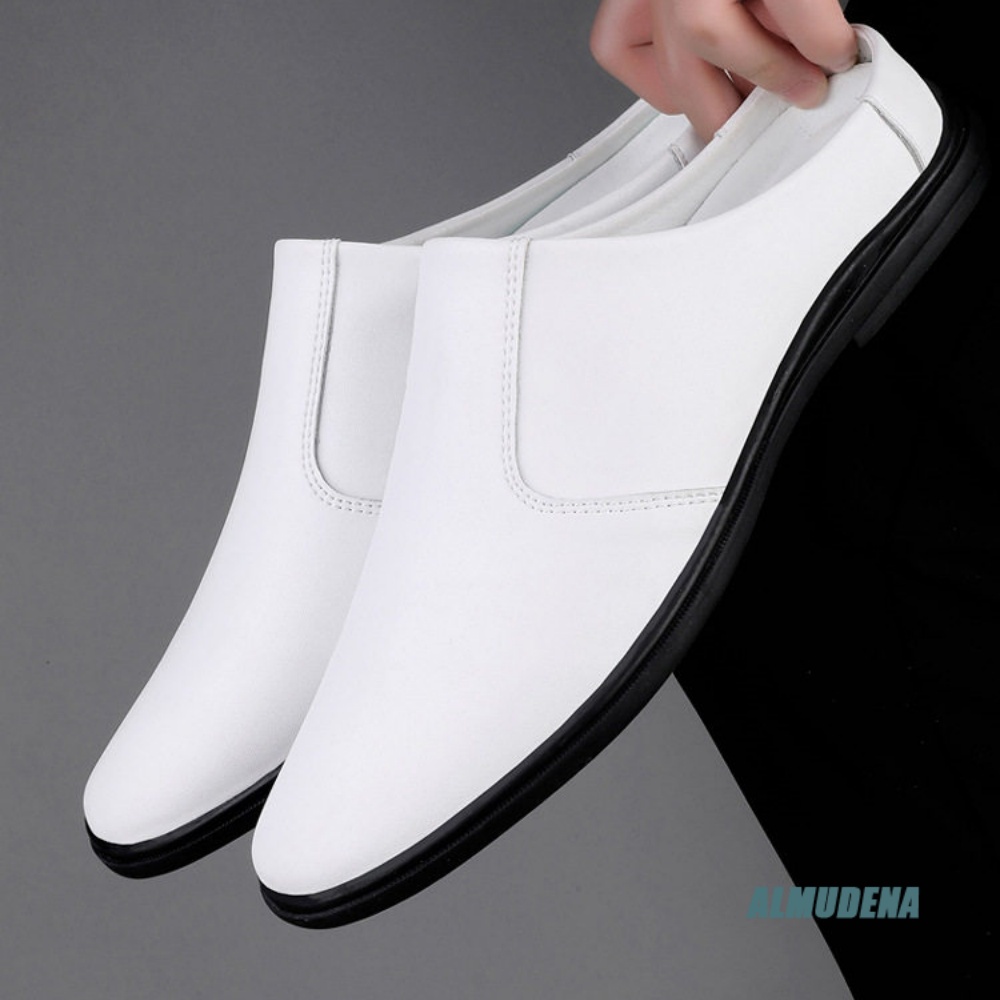 Minimalistyczne męskie bizneso – Men'S Shoes Black And White recenzja i cena