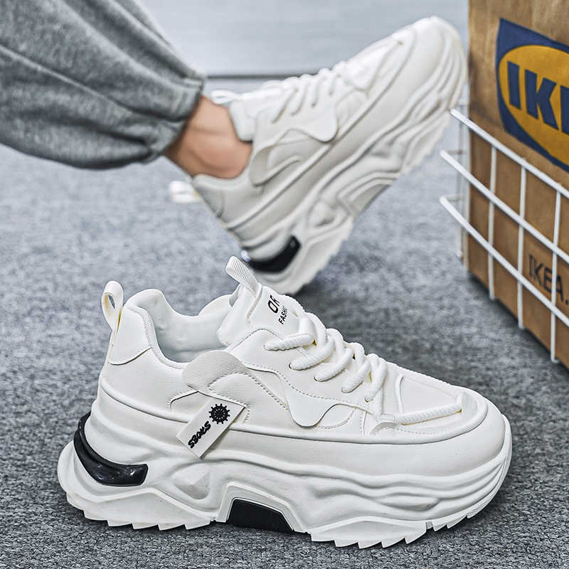 Czarne platformowe tenisówki m – Men Shoes On Sale recenzja i cena