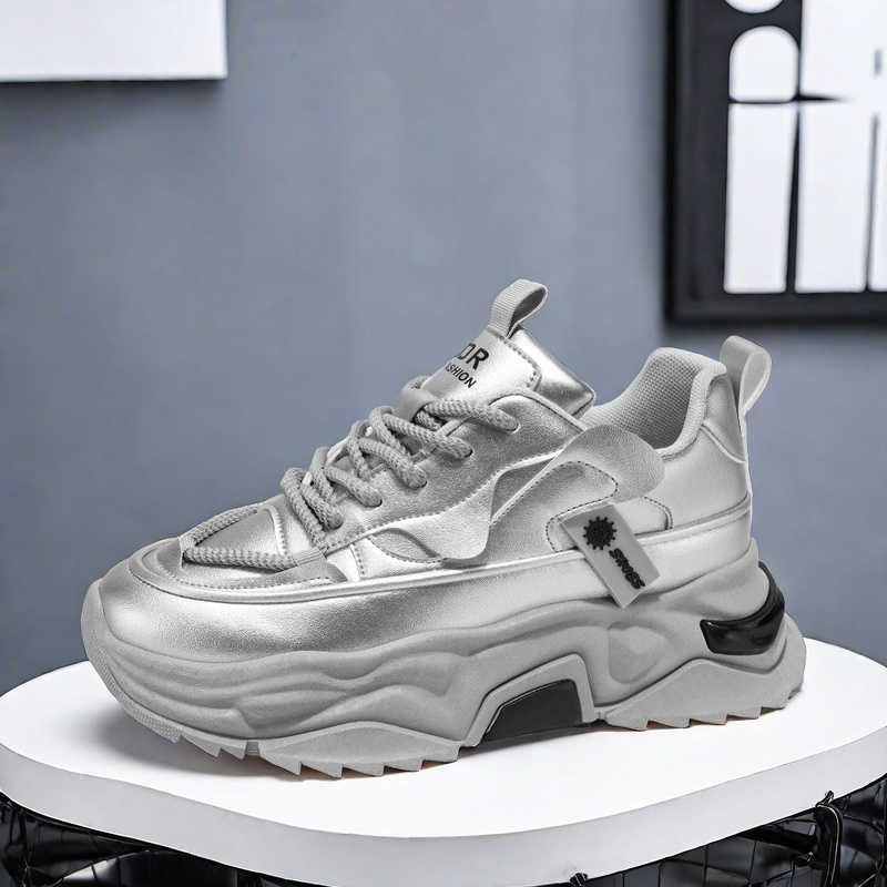 Czarne platformowe tenisówki m – Men Shoes On Sale recenzja i cena