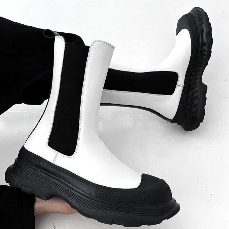 Męskie buty na platformie do k – Men'S Shoes Black And White recenzja i cena