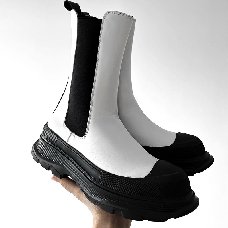 Męskie buty na platformie do k – Men'S Shoes Black And White recenzja i cena