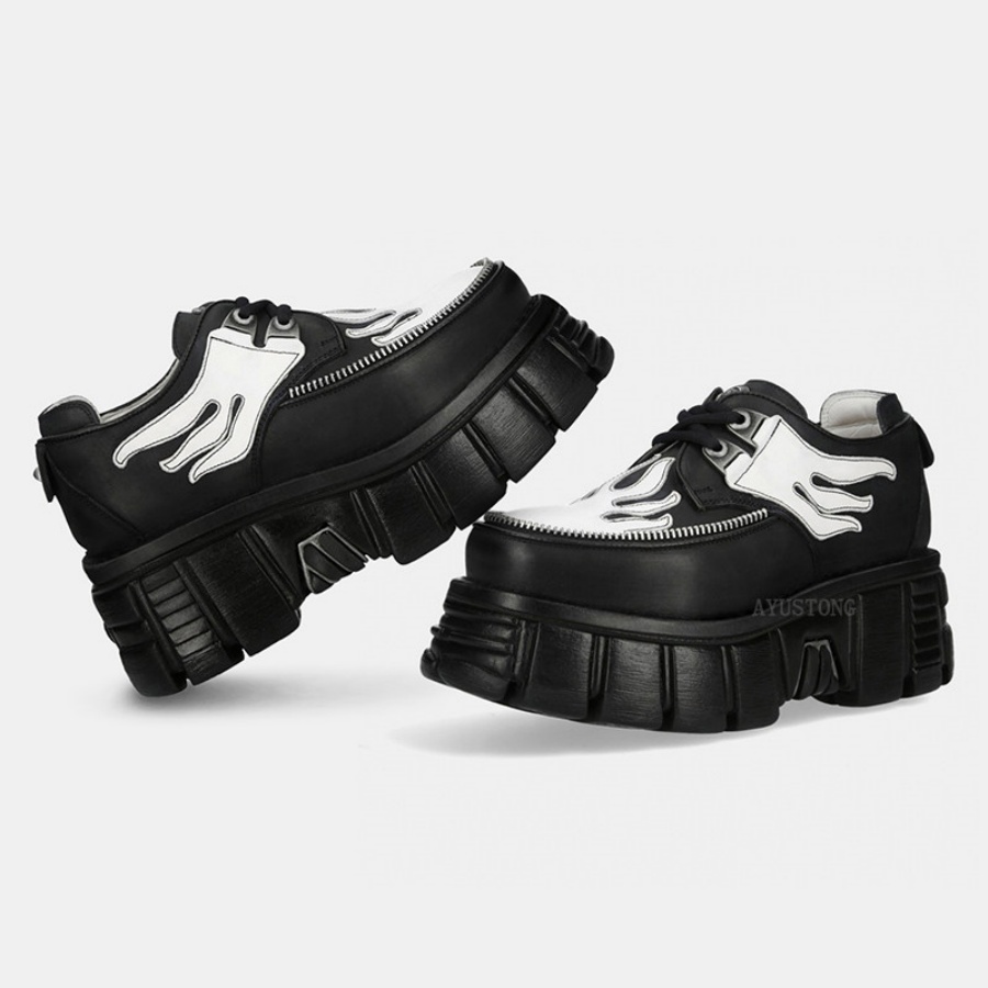 Damskie czarno-białe buty na p – Men'S Shoes Black And White recenzja i cena
