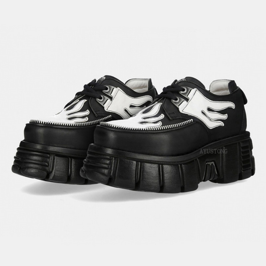Damskie czarno-białe buty na p – Men'S Shoes Black And White recenzja i cena