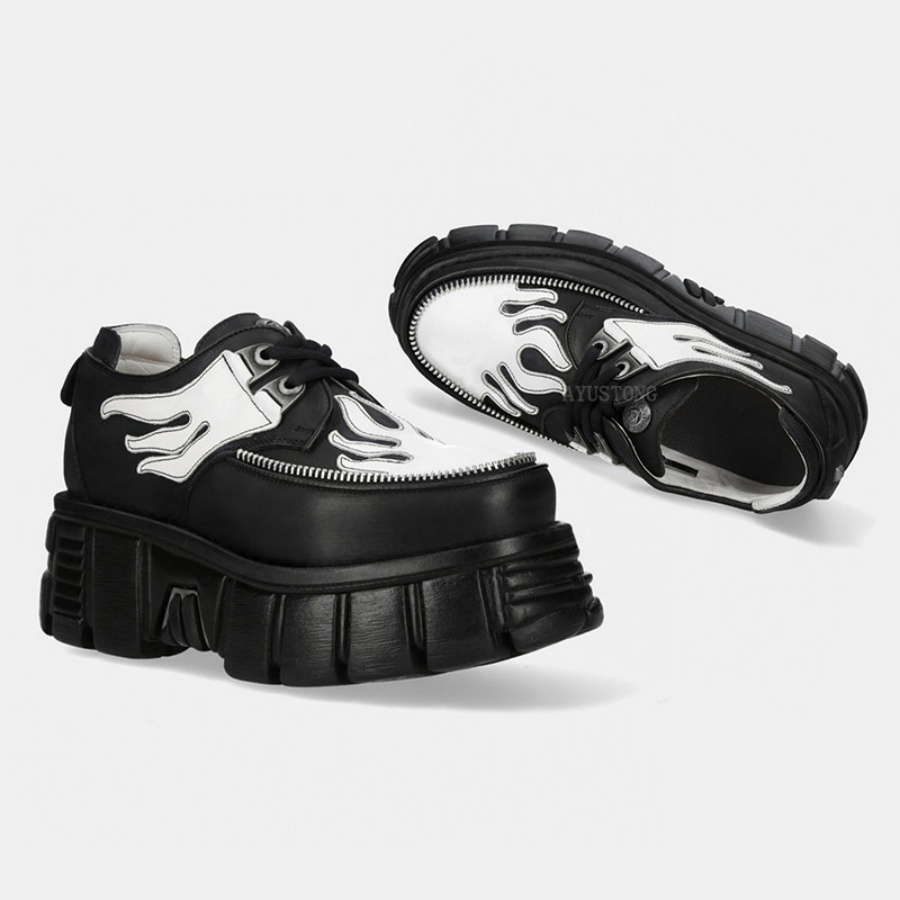 Damskie czarno-białe buty na p – Men'S Shoes Black And White recenzja i cena