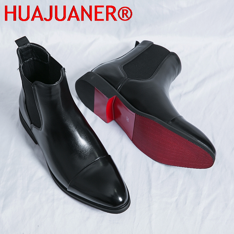Męskie czarne botki Chelsea w  – Men'S Shoes Hugo Boss recenzja i cena