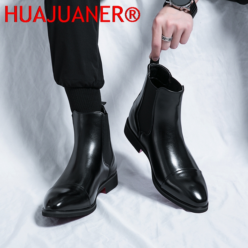 Męskie czarne botki Chelsea w  – Men'S Shoes Hugo Boss recenzja i cena