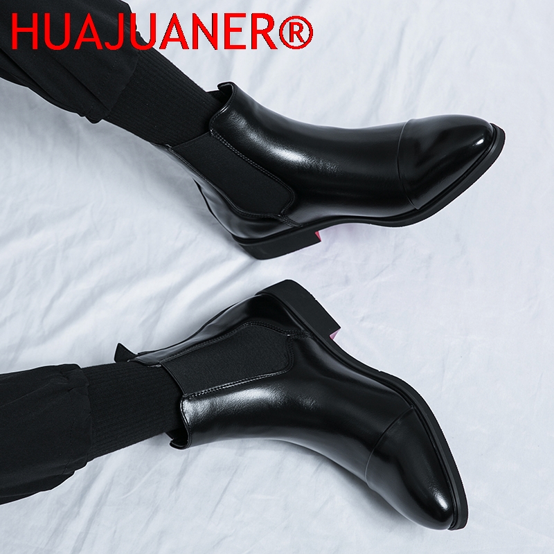 Męskie czarne botki Chelsea w  – Men'S Shoes Hugo Boss recenzja i cena