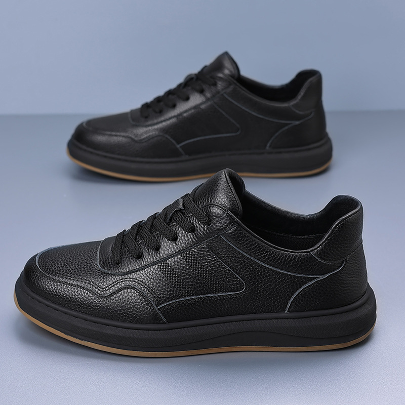 Męskie buty casual ze skóry na – Boat Shoe Leather recenzja i cena