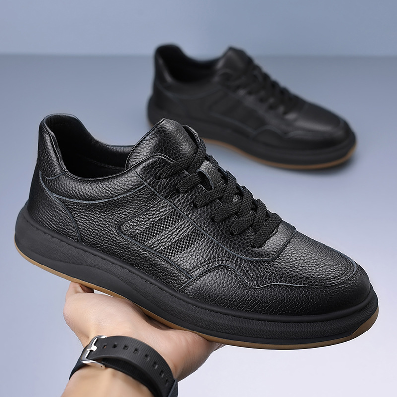 Męskie buty casual ze skóry na – Boat Shoe Leather recenzja i cena