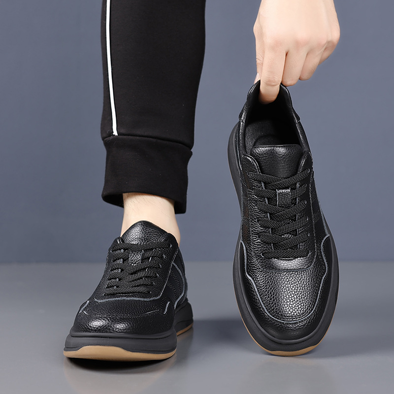 Męskie buty casual ze skóry na – Boat Shoe Leather recenzja i cena