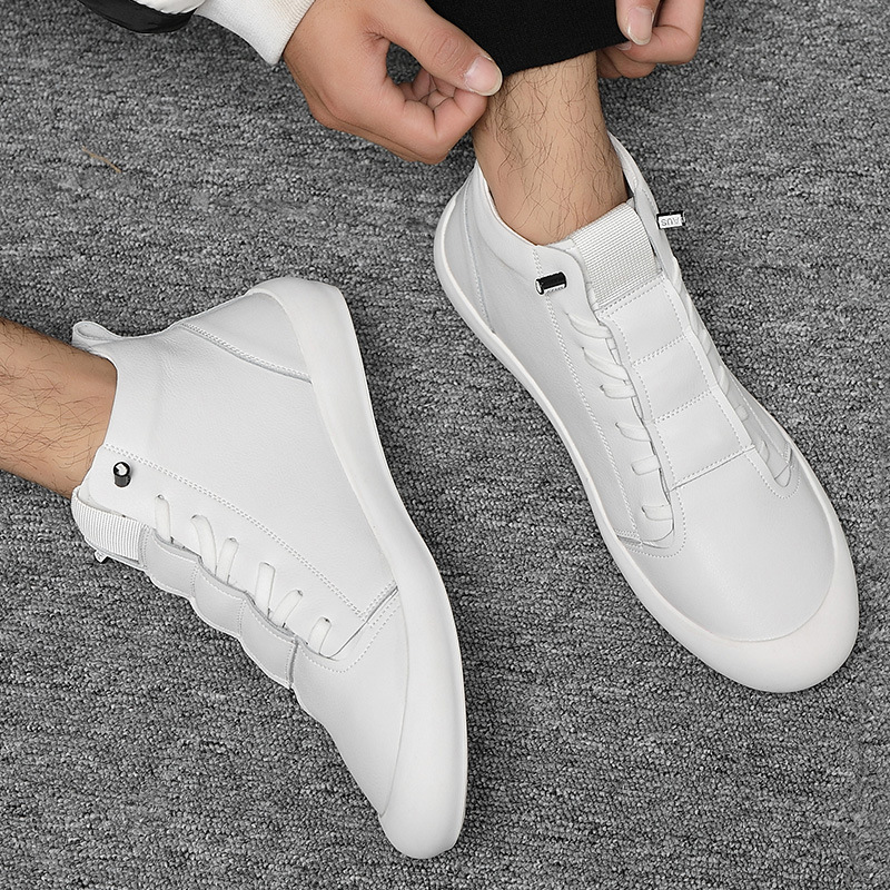 Męskie sneakersy na platformie – Boat Shoe Leather recenzja i cena