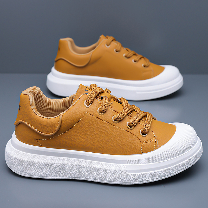 Męskie białe skórzane buty na  – Boat Shoe Leather recenzja i cena