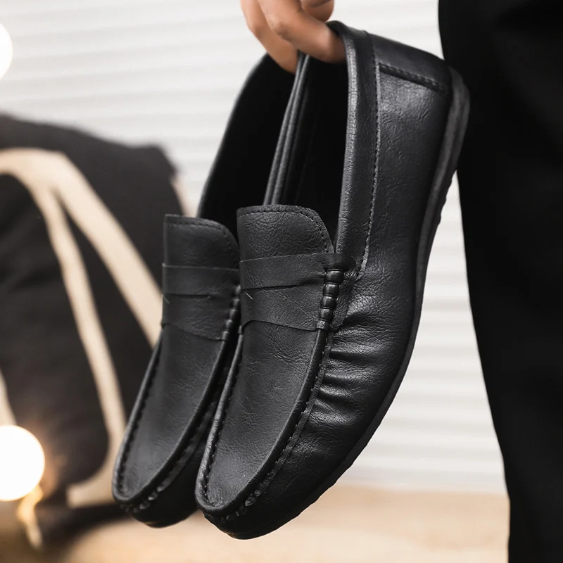 Męskie buty codzienne z prawdz – Boat Shoe Leather recenzja i cena
