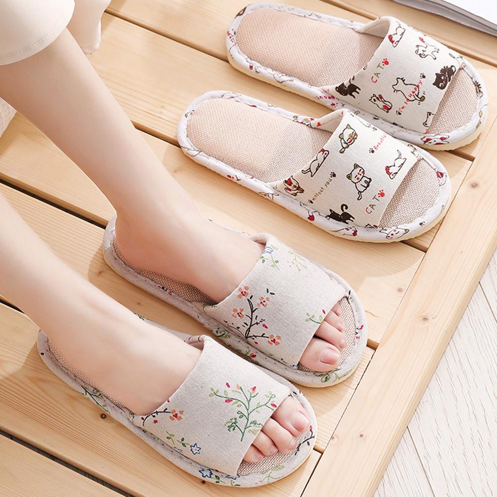 Damskie lniane kapcie domowe,  – Men Shoes On Sale recenzja i cena