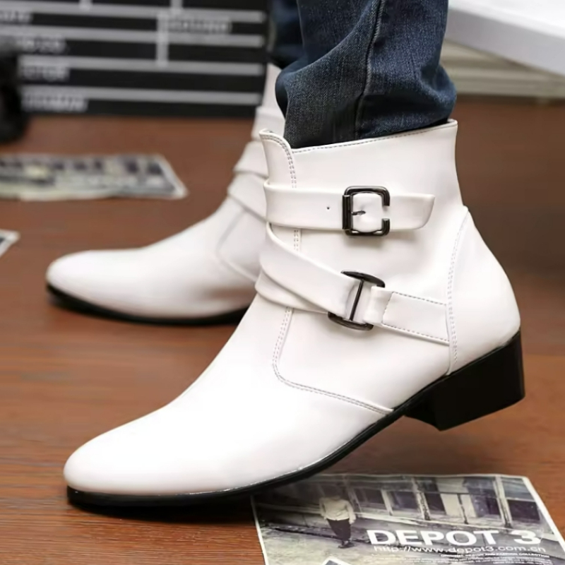 Luksusowe buty męskie Skórzane – Men'S Shoes Black And White recenzja i cena