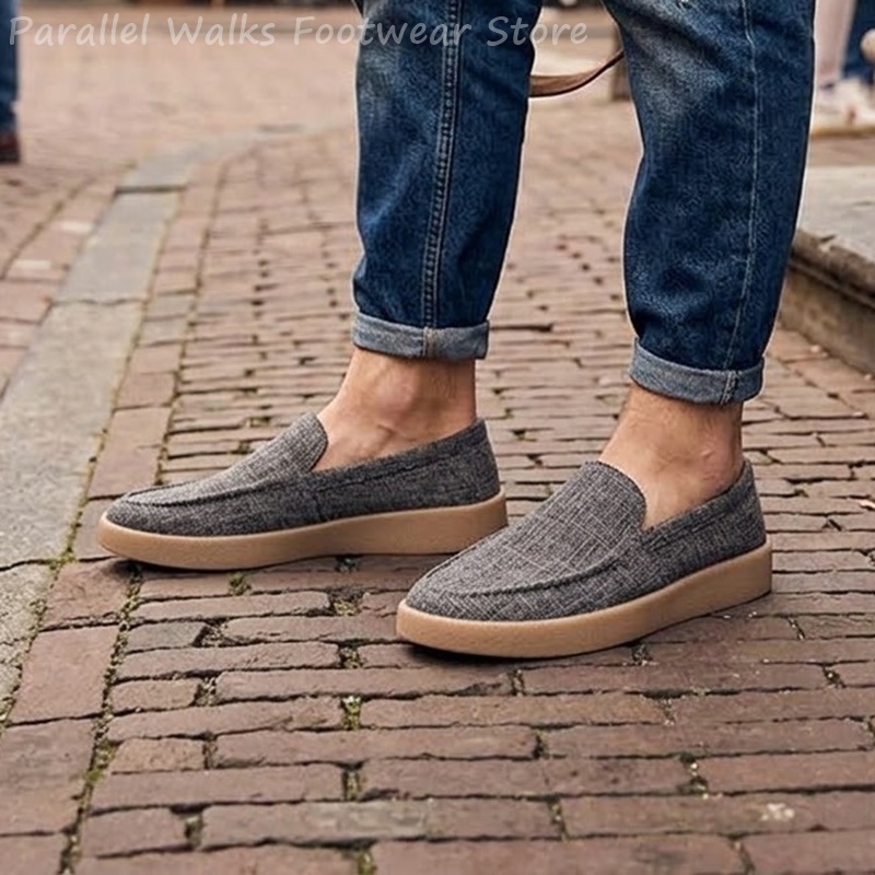 Męskie płócienne wsuwane mokas – Boat Shoe Leather recenzja i cena