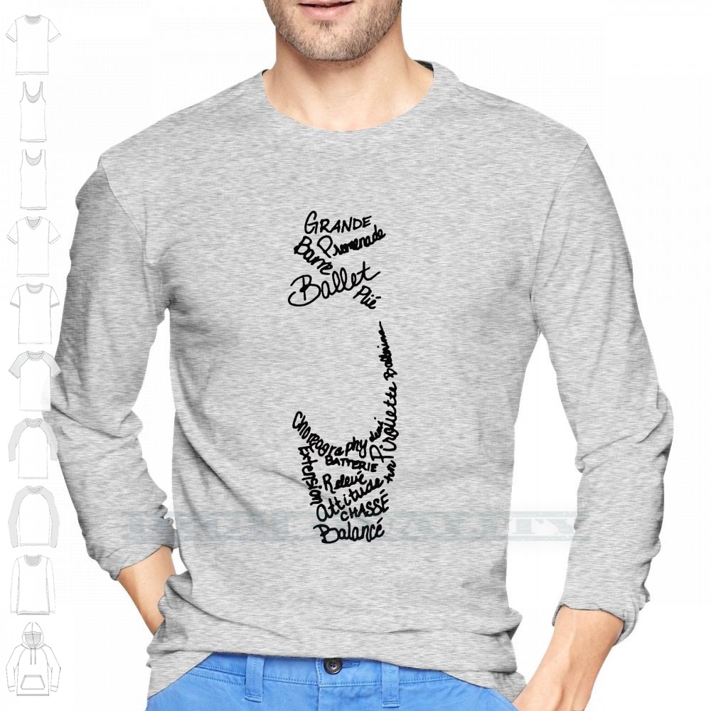 Pointe Shoe Ballet Shirt 100%  – Men Shoes Quotes recenzja i cena