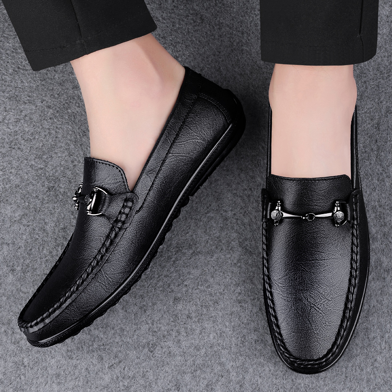 Nowe Czarne Męskie Loafersy Od – Boat Shoe Leather recenzja i cena